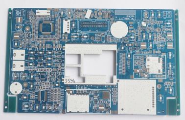 Dobra cena. Grubość 1,6 mm HASL LF Surface Blue Soldmask Elektroniczna płytka drukowana w Internecie